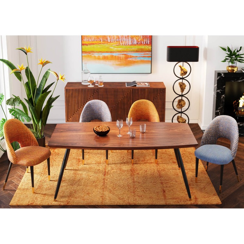 Chaise Hudson orange Kare Design