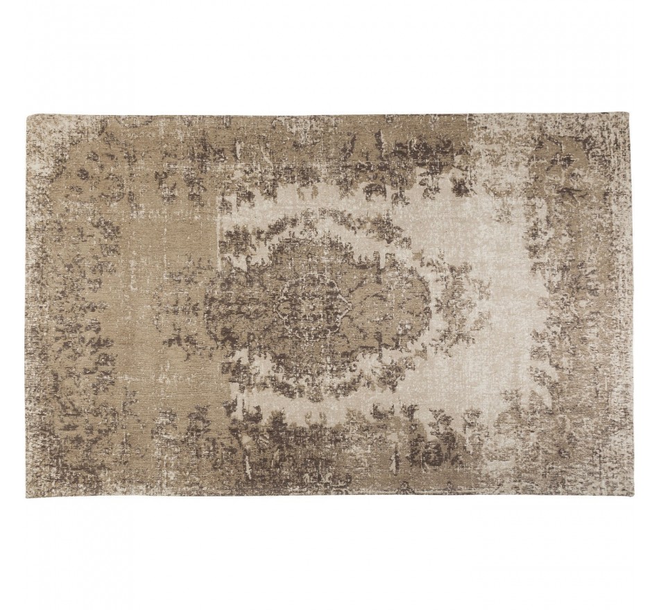 Tapis Kelim Pop Beige Kare Design