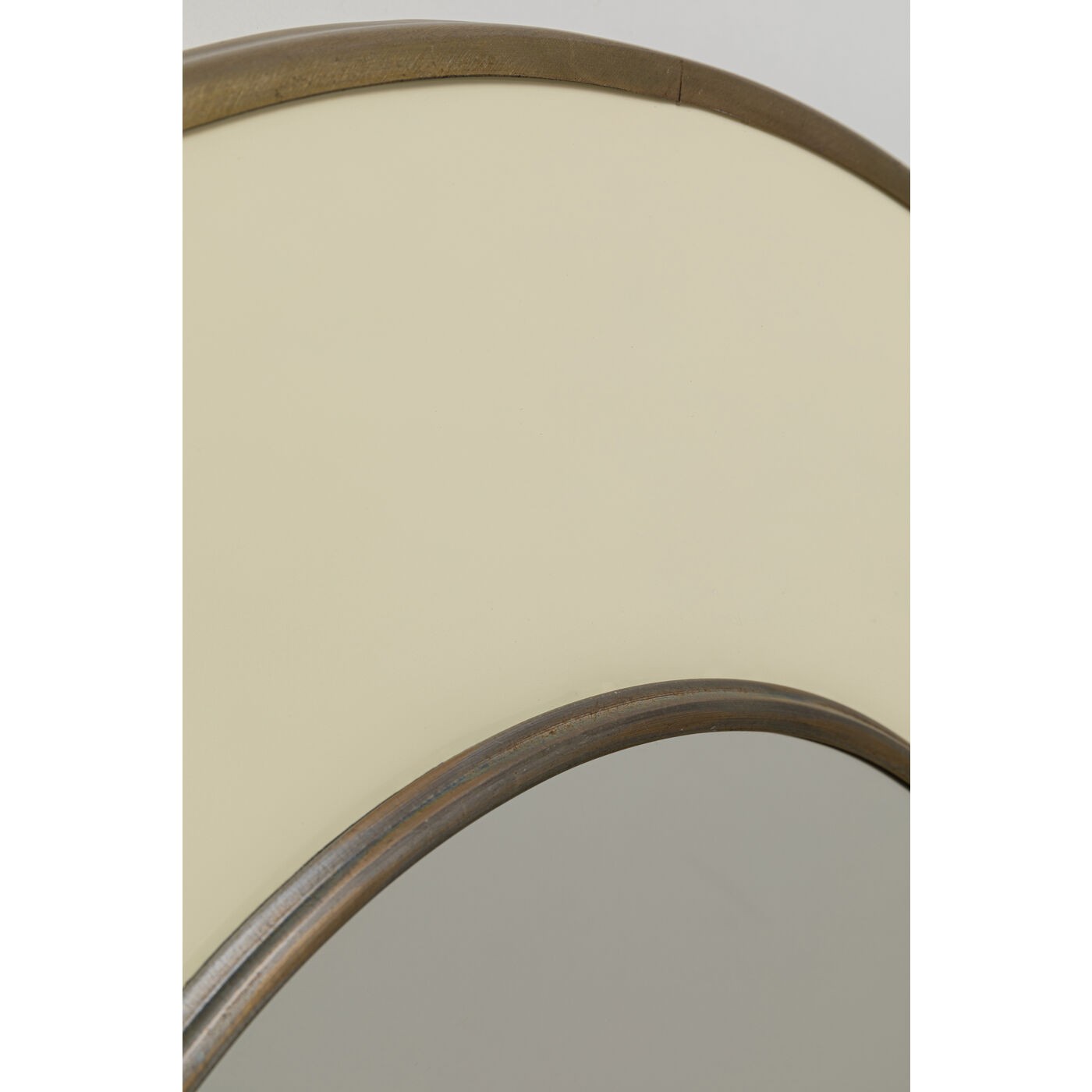 Miroir rond Lens 60cm blanc Kare Design