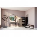 Banc Crossover gris 90x40cm Kare Design