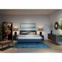 Banc Crossover gris 90x40cm Kare Design