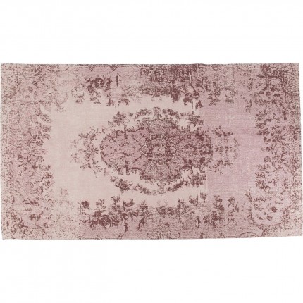Tapis Kelim Ornament rose poudré Kare Design