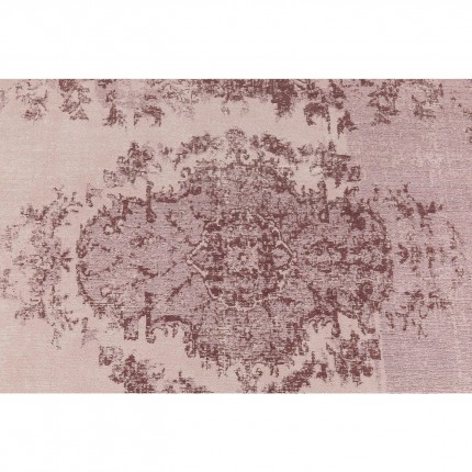 Tapis Kelim Ornament rose poudré Kare Design