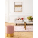 Tapis Kelim Ornament rose poudré Kare Design