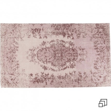 Tapis Kelim Ornament rose Kare Design