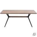 Table Downtown noyer 180x90cm Kare Design
