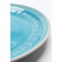 Assiettes Sicilia bleues 27cm set de 4 Kare Design
