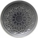 Assiettes Sicilia Mandala grises 21cm set de 4 Kare Design