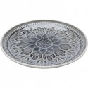Assiettes Sicilia Mandala grises 21cm set de 4 Kare Design