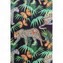 Coussin à franges Jungle léopards 45x45cm Kare Design