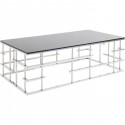Table basse Rome 130x70cm argentée Kare Design