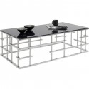 Table basse Rome 130x70cm argentée Kare Design