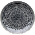 Assiettes Sicilia Mandala grises 27cm set de 4 Kare Design