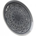 Assiettes Sicilia Mandala grises 27cm set de 4 Kare Design