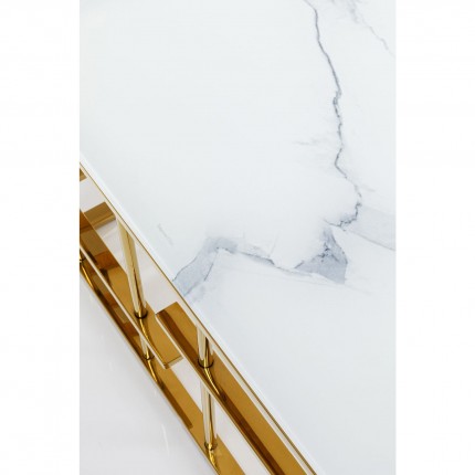 Table basse Rome 130x70cm dorée Kare Design