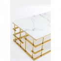 Table basse Rome 130x70cm dorée Kare Design