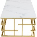 Table basse Rome 130x70cm dorée Kare Design