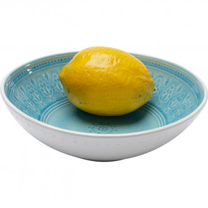 Bols Sicilia bleus 18cm set de 4 Kare Design