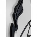 Miroir Pieces 100cm noir mat Kare Design
