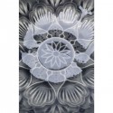 Bols Sicilia Mandala gris 18cm set de 4 Kare Design