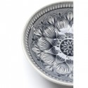 Bols Sicilia Mandala gris 18cm set de 4 Kare Design