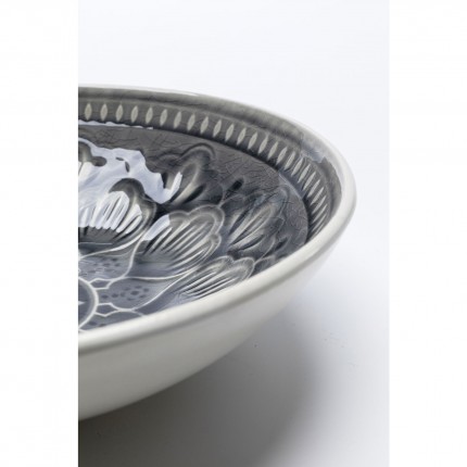 Bols Sicilia Mandala gris 18cm set de 4 Kare Design