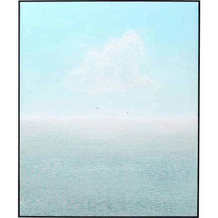 Peinture vue sur l'océan 100x120cm Kare Design