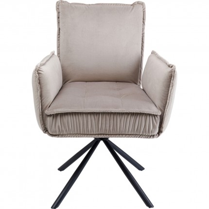 Chair with armrests Chelsea Grey Kare Design Chair with armrests Chelsea Grey Kare Design