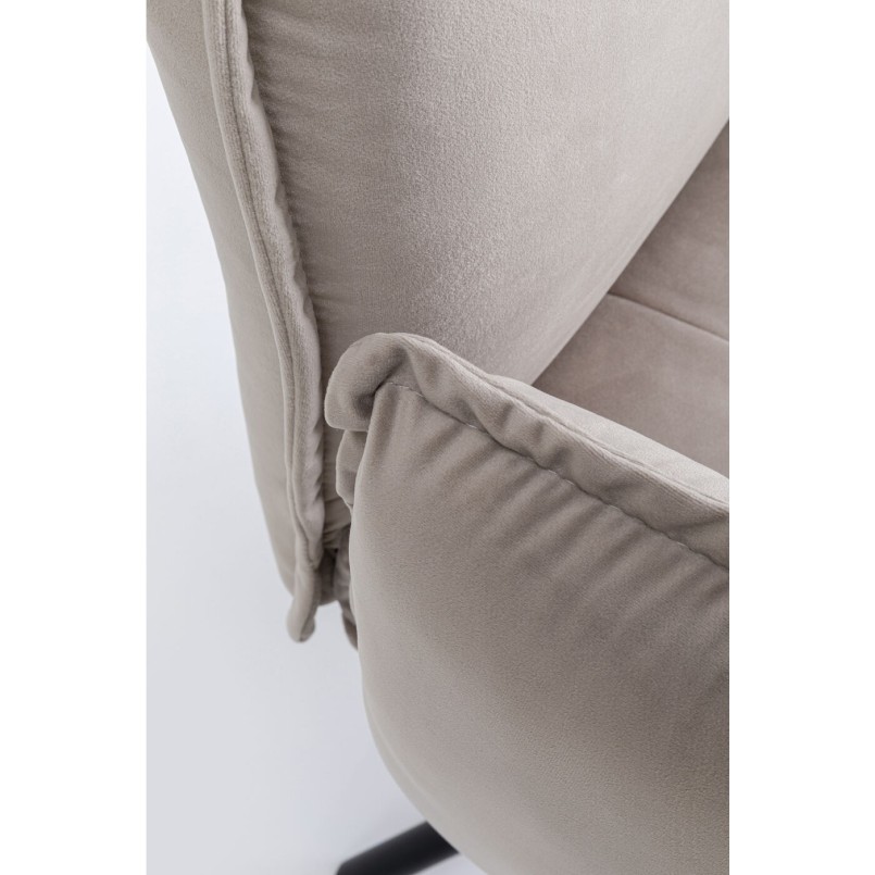 Chaise a./acc. Chelsea gris