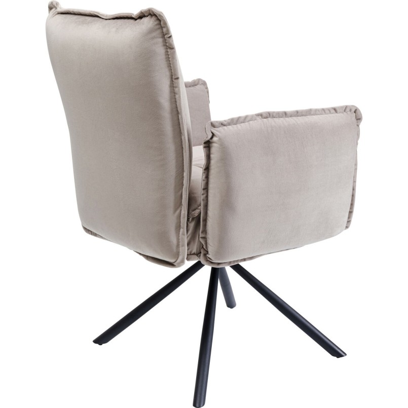 Chaise a./acc. Chelsea gris