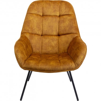 Fauteuil Dave ocre Kare Design Fauteuil Dave ocre Kare Design