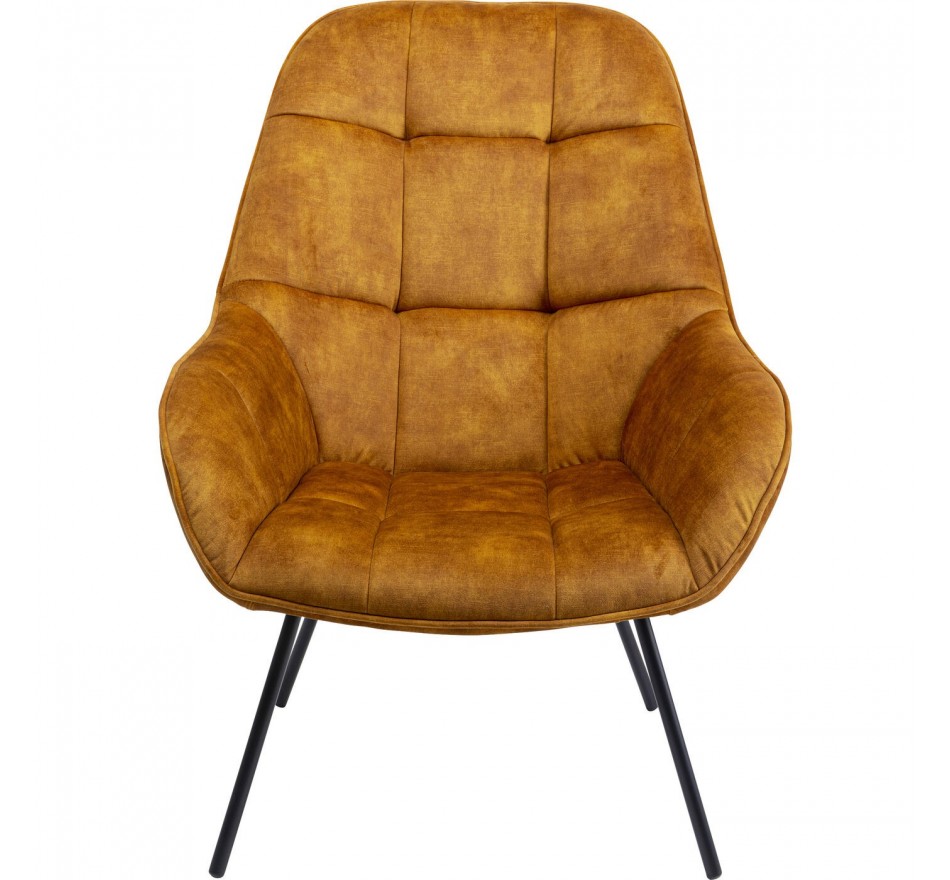 Fauteuil Dave ocre Kare Design