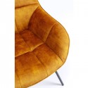 Fauteuil Dave ocre Kare Design