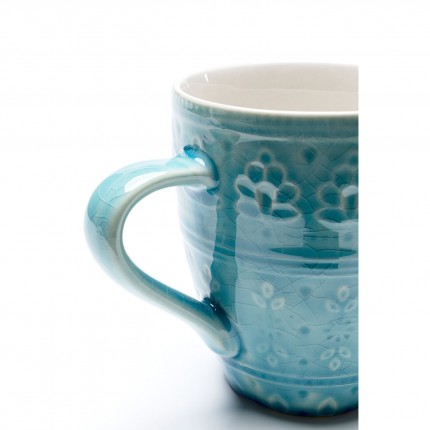 Mugs Sicilia Mandala bleus set de 2 Kare Design