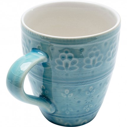 Mugs Sicilia Mandala bleus set de 2 Kare Design