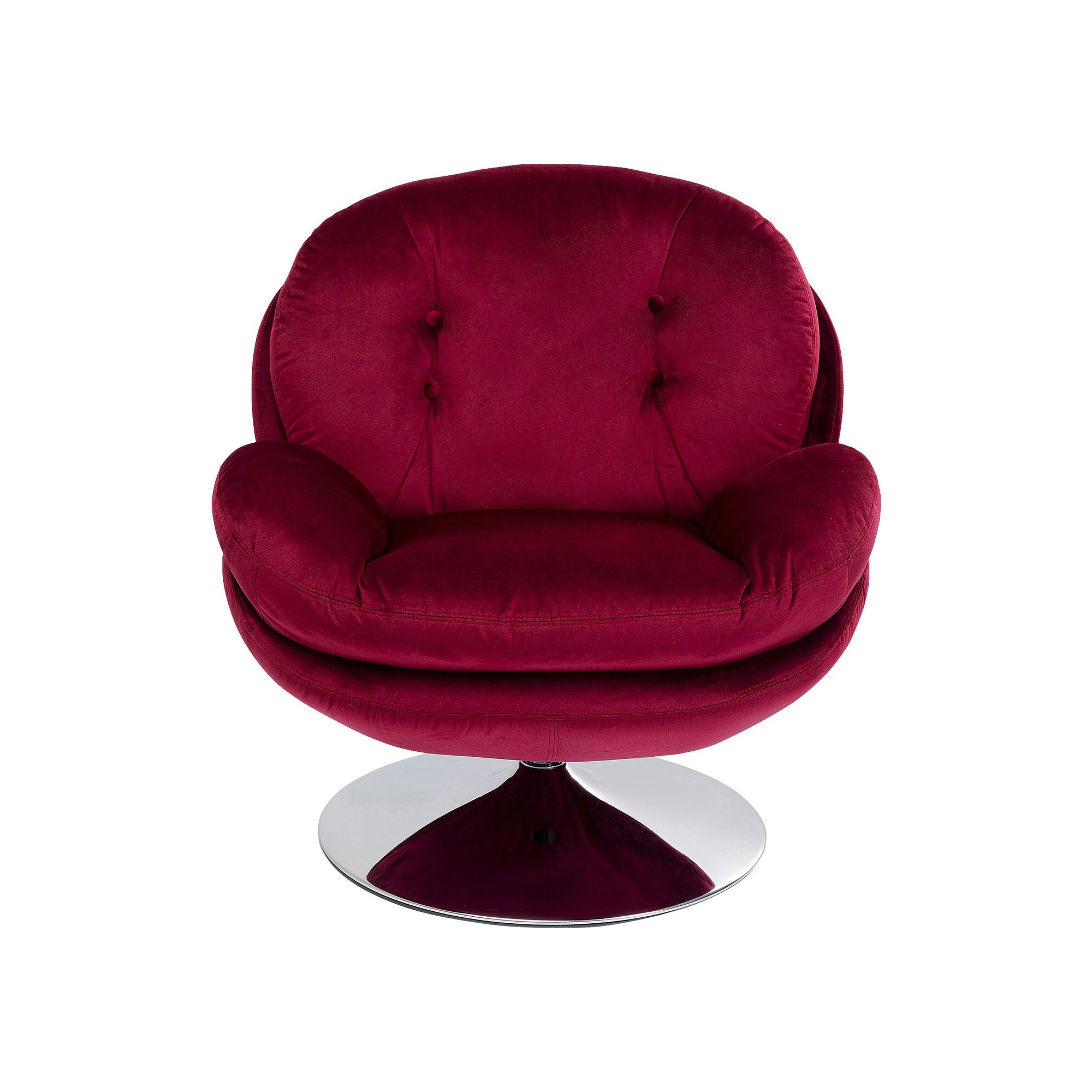 Fauteuil pivotant Cosy berry Kare Design