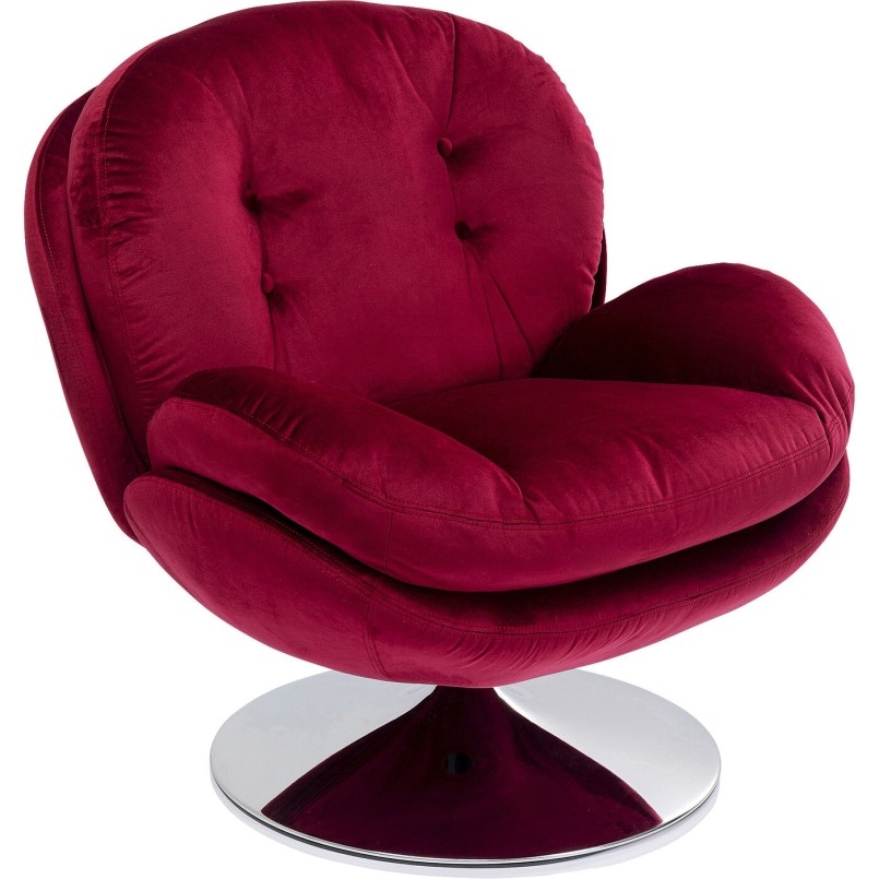 Fauteuil pivotant Cosy berry
