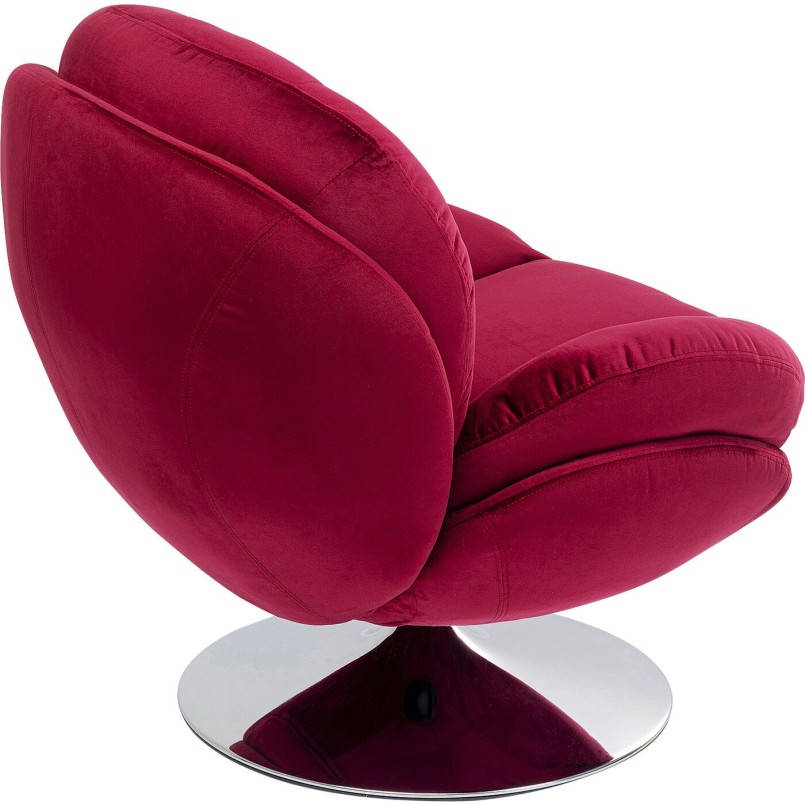 Fauteuil pivotant Cosy berry Kare Design
