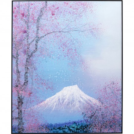 Tableau encadré Fuji 100x120cm Kare Design
