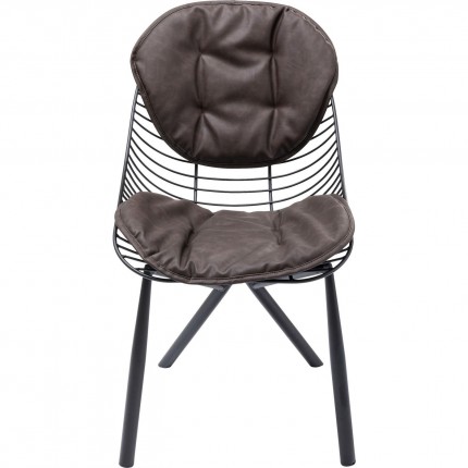 Chaise Fynn marron Kare Design