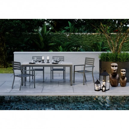 Lanternes Giardino noires et dorées set de 4 Kare Design