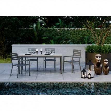 Lanternes Giardino set de 4 noires Kare Design