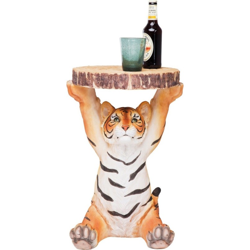Side Table Animal Tiger Ø35cm Kare Design