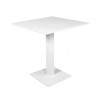 Table pliante Prada 70x70cm blanche Gescova