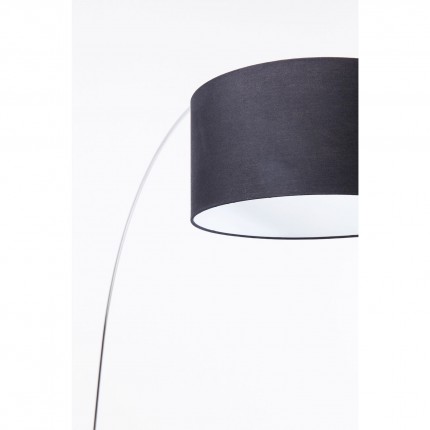 Lampadaire Gooseneck 205cm noir Kare Design