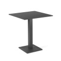 Table pliante Prada 70x70cm gris anthracite Gescova