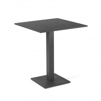 Table pliante Prada 70x70cm gris anthracite Gescova