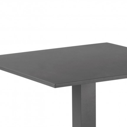 Table pliante Prada 70x70cm gris anthracite Gescova