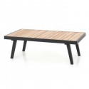 Salon de jardin Guadeloupe gris anthracite Gescova