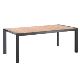 Table Braga noire 202x100cm Gescova